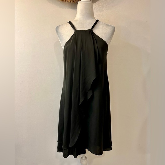 Amanda Uprichard Blavk Halter Neck Dress - Picture 1 of 9